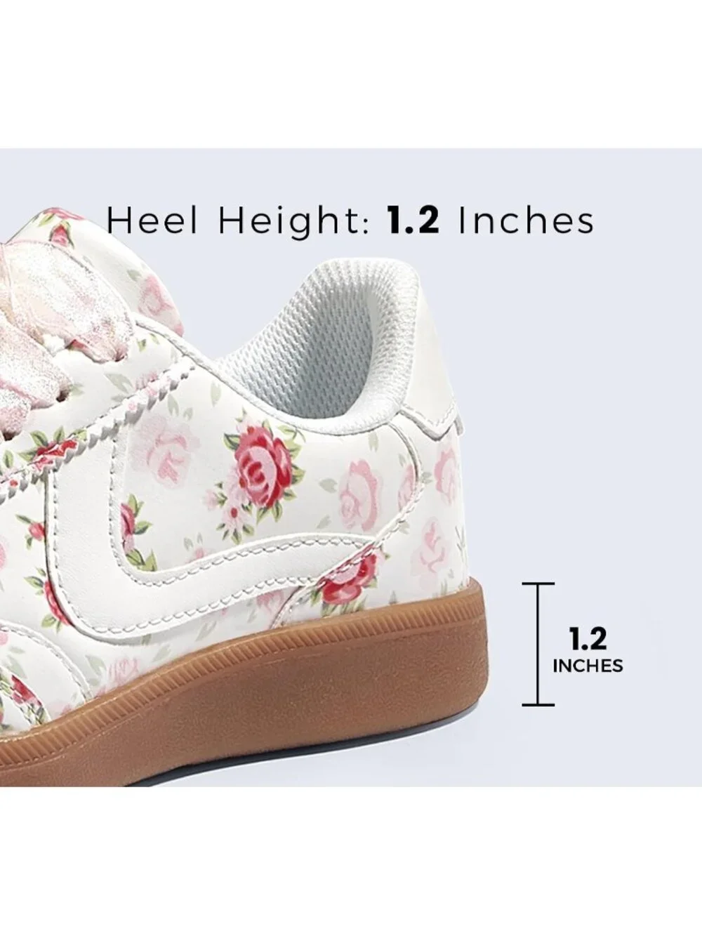 Women's Pink Classic Fashion Casual Skate No Slip Lace Up Walking Sneaker Shoes